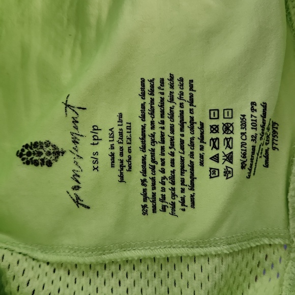 Nwot Free People Movement Happiness Runs Mesh Crop Tank - Picture 11 of 11